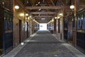 Empty horse stable