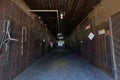 Empty Horse Stall Hallway