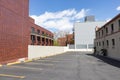 Empty Hotel Parking Lot during the Covid 19 Outbreak in Astoria Queens of New York City