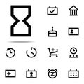 Empty, hourglass icon. web icons universal set for web and mobile
