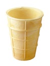 Empty ice cream cone Royalty Free Stock Photo