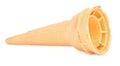Empty ice cream cone Royalty Free Stock Photo