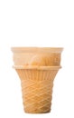 Empty Ice Cream Cone Cup I Royalty Free Stock Photo