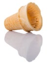 Empty Ice Cream Cone Cup III Royalty Free Stock Photo