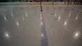 Empty ice rink, hockey and skating arena indoors Royalty Free Stock Photo