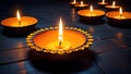 empty Indian festival karthigai deepam empty background theme wallpaper. Royalty Free Stock Photo