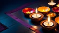 empty indian festival karthigai deepam empty background theme wallpaper. Royalty Free Stock Photo