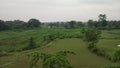 A empty indian land with green surface Royalty Free Stock Photo