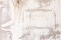 Empty interior for design, Old concrete white wall crack. Dirty cement wall texture and background Royalty Free Stock Photo