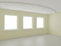 Empty interior, new room, office or residential Royalty Free Stock Photo