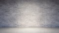 Empty interior with old white brick wall and concrete floor Royalty Free Stock Photo