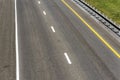 Empty Interstate Highway Copy Space Royalty Free Stock Photo