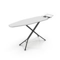 Empty ironing board isolated on white.