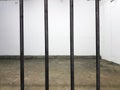 Cold empty prison cell Royalty Free Stock Photo