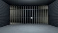 Empty Jail Cell Looking Out Royalty Free Stock Photo