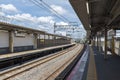 An empty Japanese railway station