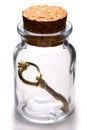 Empty jar Royalty Free Stock Photo