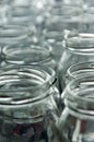 empty jars of homemade preserves Royalty Free Stock Photo