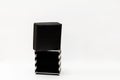 Empty jewellery box in black and white Royalty Free Stock Photo