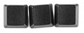 3 empty keyboard key-Copy sapce Royalty Free Stock Photo