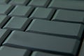 Empty keyboard keys Royalty Free Stock Photo