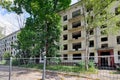 Empty Khrushchev house, renovation in Moscow