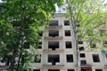 Empty Khrushchev house, renovation in Moscow