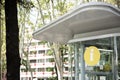 Empty Kiosk At Roadside