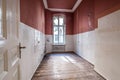 Empty kitchen room in old building , empty before restoration - Royalty Free Stock Photo