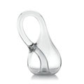 Empty Klein Bottle isolated on a white background