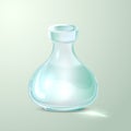 Empty laboratory flask