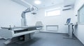Empty laboratory room with big modern X-Ray machine