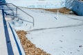 Empty large swimming pool Royalty Free Stock Photo