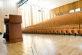 Empty lecture hall Royalty Free Stock Photo