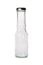 empty liquor bottle on a white background. Royalty Free Stock Photo