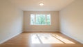 empty living room (ai generated) Royalty Free Stock Photo