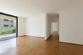 Empty living room with balcony Royalty Free Stock Photo