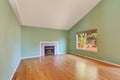 Empty living room interior in a new construction house Royalty Free Stock Photo
