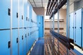 Empty locker room Royalty Free Stock Photo