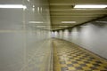 Empty London subway Royalty Free Stock Photo