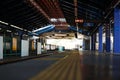 Empty LRT station somewhere in Kuala Lumpur Royalty Free Stock Photo