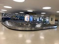 Empty luggage carousel