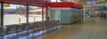 Empty main Airport Terminal - A, at Berlin Tegel `Otto Lilienthal` Airport, during the corona pandemic lockdown caused by the nove