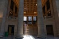 Empty Staircase at the Great Hall in Union Station in Chicago Royalty Free Stock Photo