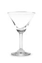 empty margarita glass isolated on white Royalty Free Stock Photo