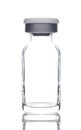 Empty medical glass ampoule bottle Royalty Free Stock Photo