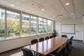 Empty meeting room in office Royalty Free Stock Photo