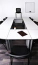 Empty meeting room in the office with tables and chairs Royalty Free Stock Photo