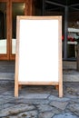Restaurant menu board with no text Royalty Free Stock Photo