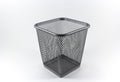 Empty metal basket Royalty Free Stock Photo